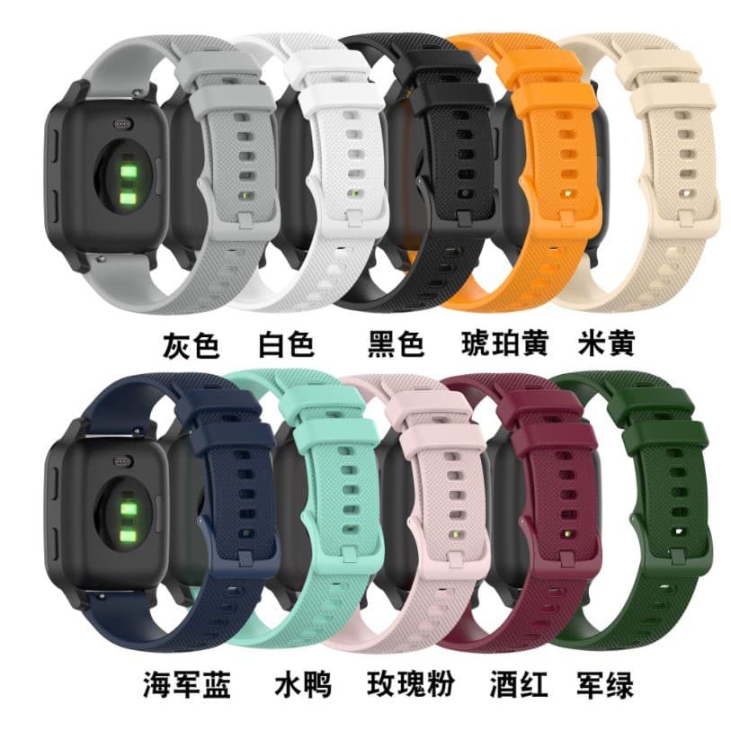 สาย Garmin VenuSQ/Venu SQ2/Venu/Venu2plus/245/645/vivoactive3 vivomove3 amazfitbip ขนาด20mm ทุกวันจากไทย รูปที่ 2