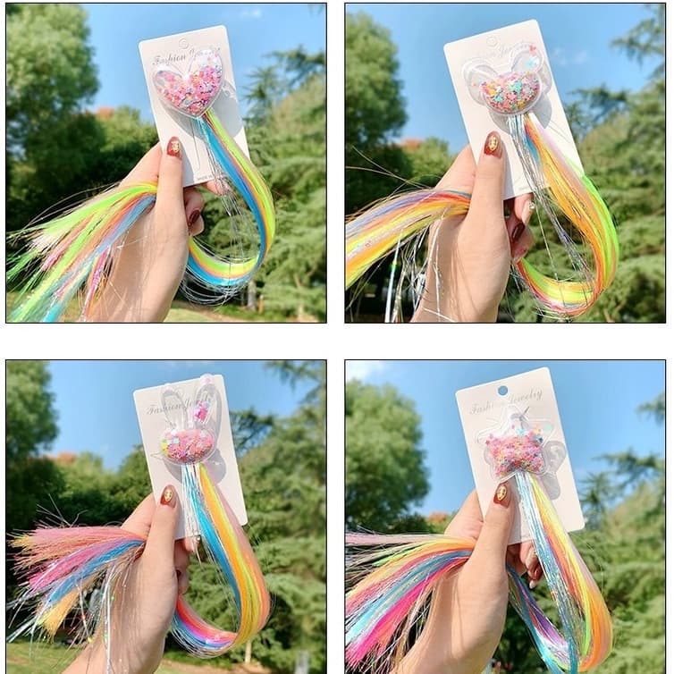 กิ๊ฟติดผม ยางถักเปีย อุปกรณ์ทำผมเด็กผู้หญิง จากไทย ตกแต่งผม ทำผมง่ายๆได้ด้วยตัวเอง รูปที่ 4