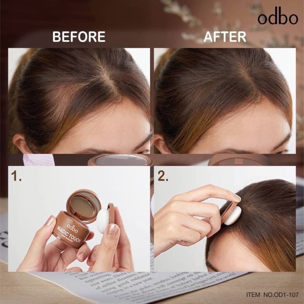 โอดีบีโอ ปิดผมบาง Odbo Magic Touch Hair Shadow รูปที่ 5