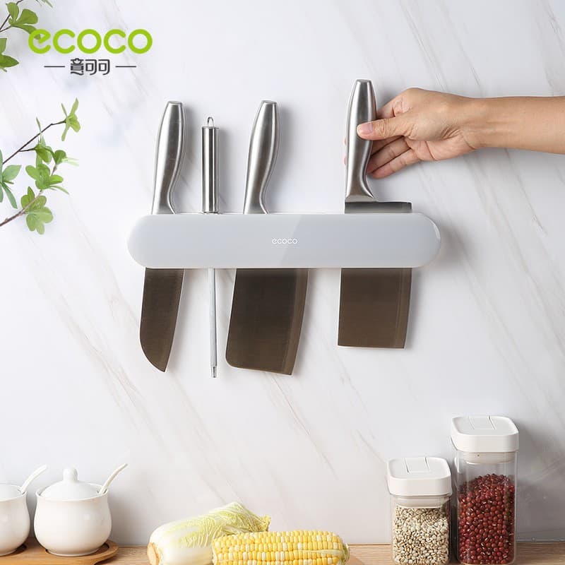 ECOCO ที่ใส่มีดที่ ใส่มีดที่ใส่มีดติดผนัง อุปกรณ์ครัวกรงตะเกียบ ชั้นวางของ ในตัวชั้นเก็บของอเนกประสงค์ รูปที่ 7