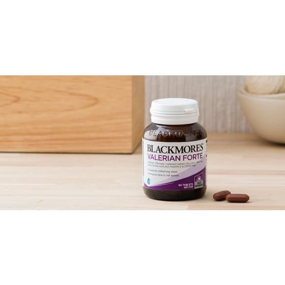 Blackmores Valerian Forte 2000mg 60 Tablets วาลาเลี่ยน สมุนไพรช่วยการนอนหลับ รูปที่ 6