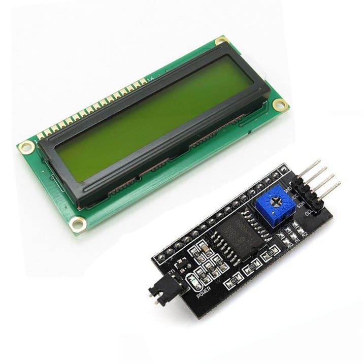 LCD 1602 I2C with Blacklight Blue Green จอ แสดงผล ตัวอักษร แอลซีดี ขนาด 16x2 ไฟเรืองแสง ฟ้า เขียว รูปที่ 3