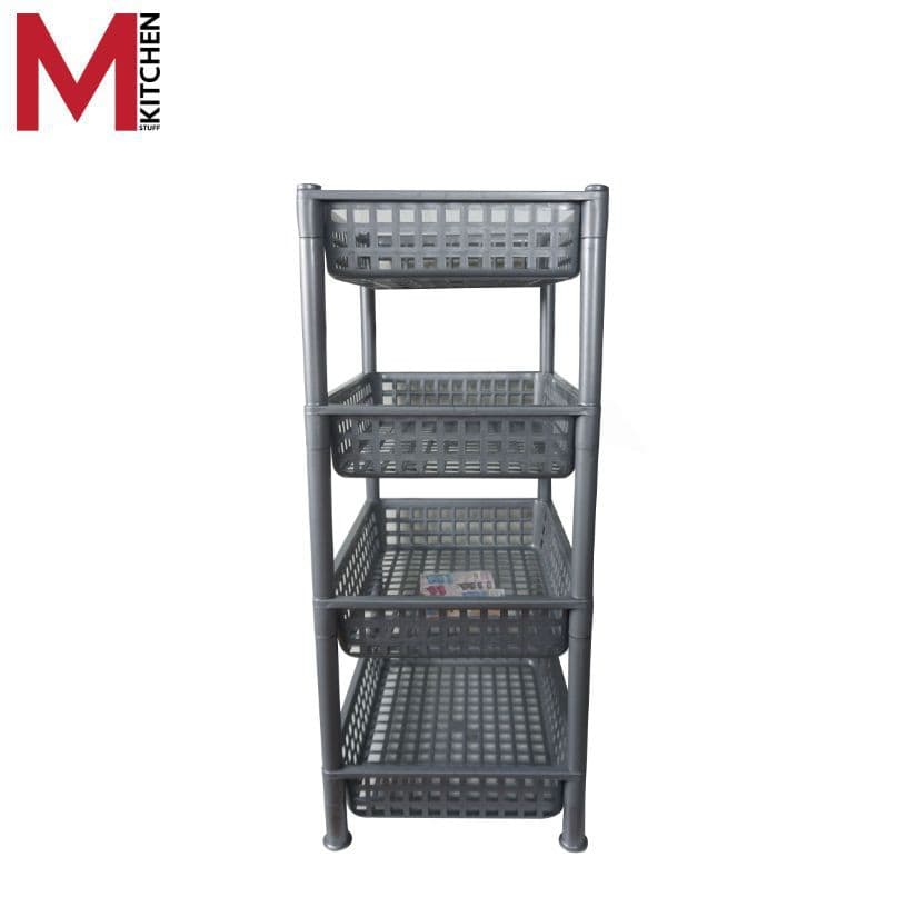 M Kitchen 240/4 ชั้นวางของ 4 ชั้น ขนาด 30 x 40 x 72 ซม. รูปที่ 4