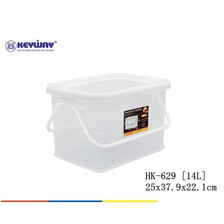Keyway กล่องปิคนิค กล่องเก็บของพร้อมฝาปิด กล่องเอนกประสงค์ ตะกร้าปิคนิค รุ่น HK-619 HK-629 HK-639 AZ-170 รูปที่ 5