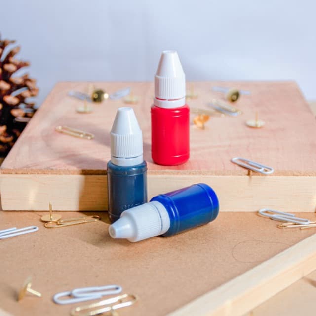 หมึกเติมตรายาง ตรายางหมึกในต้ว หมึกตรายางแฟลชแสตมป์ ขนาด 10 ml. รูปที่ 2