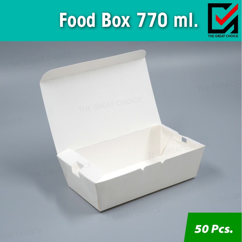 กล่อง TAKE AWAY ใส่อาหาร 770 มล. Food Box 770 ml. รูปที่ 4
