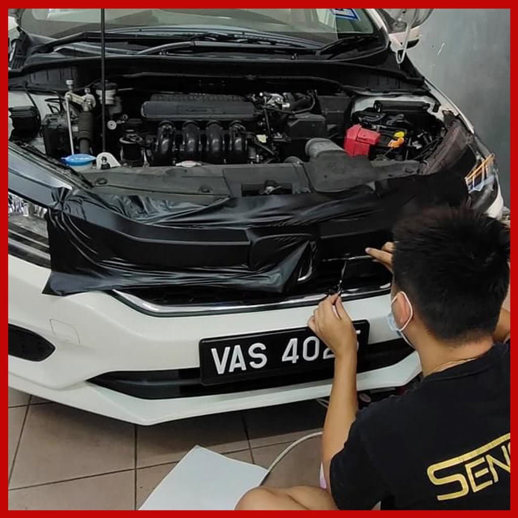 สติ๊กเกอร์ดำด้าน Carbon ติดรถยนต์ ติดมอไซค์ ฟิล์มติดรถยนต์ เกรดติดรถ ทนทาน รูปที่ 9