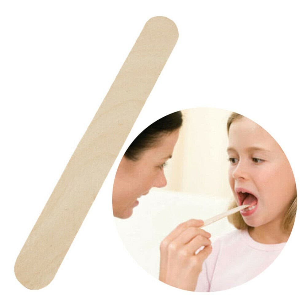 ไม้ไอศกรีม นาดใหญ่ 100 ชิ้น ไม้ไอติม ไม้กดลิ้น ใช้แล้วทิ้ง เครื่องเขียน Tongue Depressor A271 รูปที่ 7