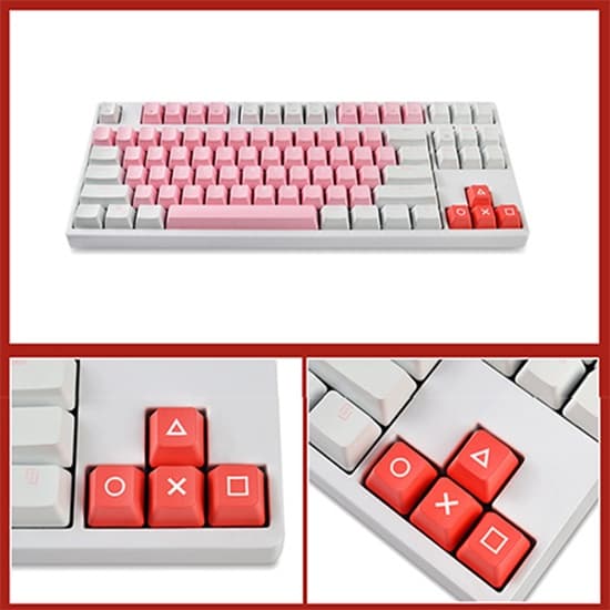 PBT PSP Keycap สไตค์ PSP △O แต่งคีบอร์ด ปุ่มคีย์บอร์ด For Mechanical Keyboard Keycap รูปที่ 6