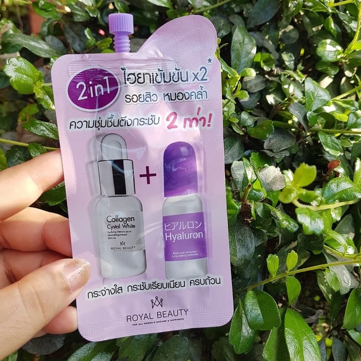 Royal Beauty Hyaluron Collagen Serum 8ml รอยัลบิวตี้ ไฮยาลูรอน คอลลาเจน เซรั่ม รูปที่ 3