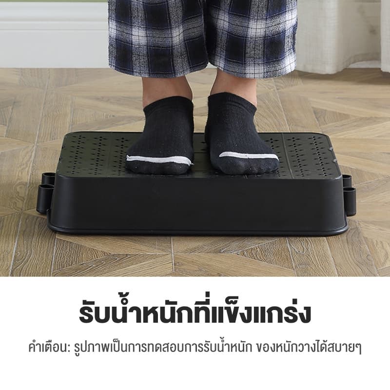 BV ชั้นวางของ พร้อมล้อเลื่อน+ที่จับ 3/4/5 ชั้นวางของมีล้อ พร้อมล้อเลื่อน+ที่จับ ใช้ในสถานการณ์ต่างๆ เคลื่อนย้ายสะดวก รูปที่ 9