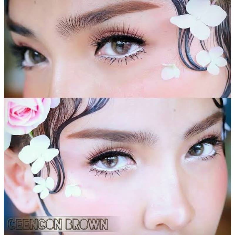 ส่งด่วนทุกวัน‼คอนแทคเลนส์ Ceencon Brown - Gaezz Secret สีน้ำตาลขนาดมินิ รูปที่ 5