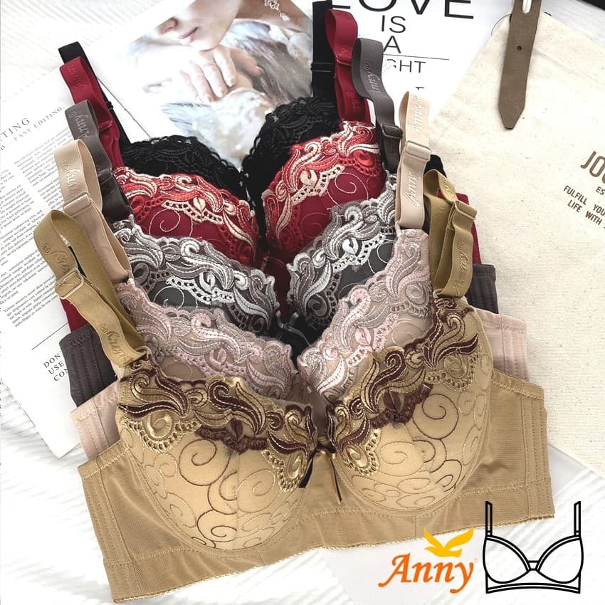 ชุดชั้นใน Anny รุ่น0777_S1 คัพ B-C เสื้อใน 3ตะขอ บรามีโครง มีขนาดปกติถึง ขนาดสาวไซส์ใหญ๋ ทรงใหญ่เต็มทรง เก็บข้างกระชับดี รูปที่ 7