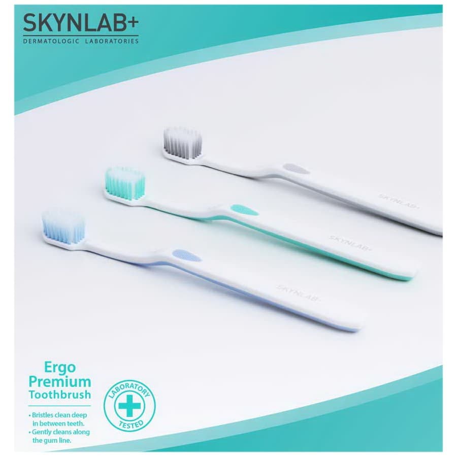 ขายถูกที่สุด แท้% karmart PREMIUM TOOTHBRUSH SKYNLAB ERGO แปรงสีฟันระดับพรีเมี่ยม Ergonomic Design รูปที่ 4