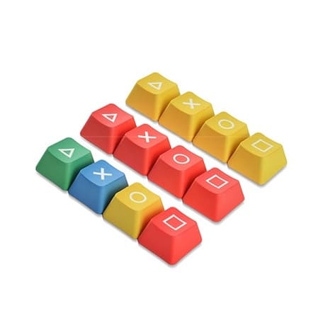 PBT PSP Keycap สไตค์ PSP △O แต่งคีบอร์ด ปุ่มคีย์บอร์ด For Mechanical Keyboard Keycap รูปที่ 3
