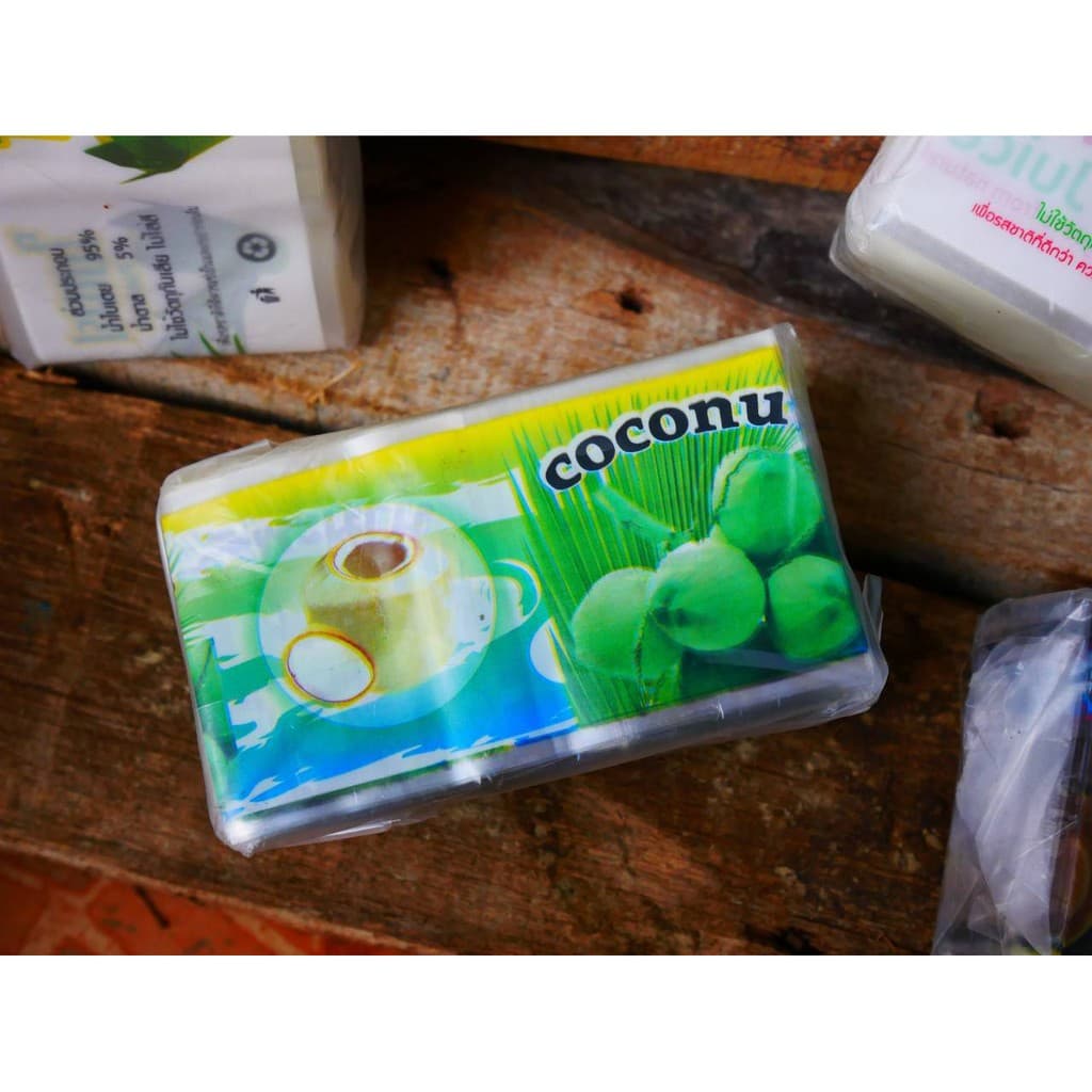ฉลากสินค้า/ฉลากฟิล์มหดสำเร็จรูป มะพร้าว / COCONUT JUICE shrink label รูปที่ 1