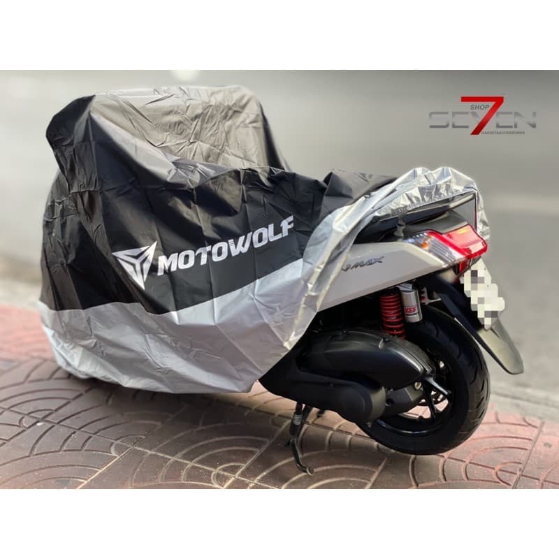 MOTOWOLF MDL 0802 ผ้าคลุมรถมอเตอร์ไซด์ กันฝุ่น กันน้ำ กันแดดพร้อมรูล็อคกุญแจ รูปที่ 6