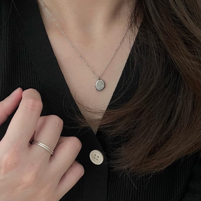 A.piece สร้อยแสตนเลส Adorable necklace รูปที่ 8