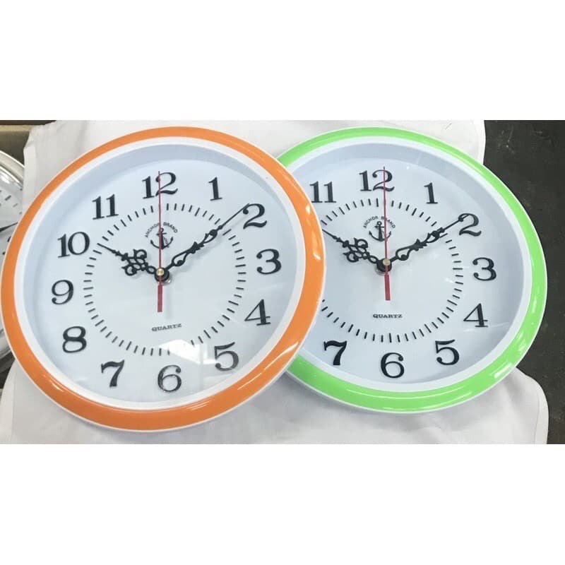 นาฬิกาแขวนตราสมอแท้ 100% มี6สีให้เลือกระหัส68ขนาด7นิ้วระหัส57ขนาด6นิ้วระหัส55ขนาด10นิ้วระหัส012ขนาด11นิ้วระหัว54ขนาด11 รูปที่ 3