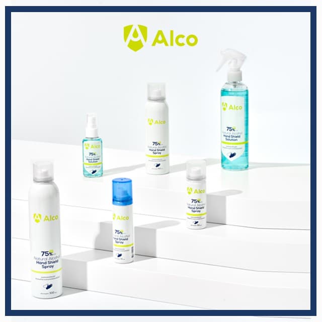 Alco Hand Shield Solution สเปรย์แอลกอฮอล์หัวฟอกกี้แบบน้ำ 75% รูปที่ 8