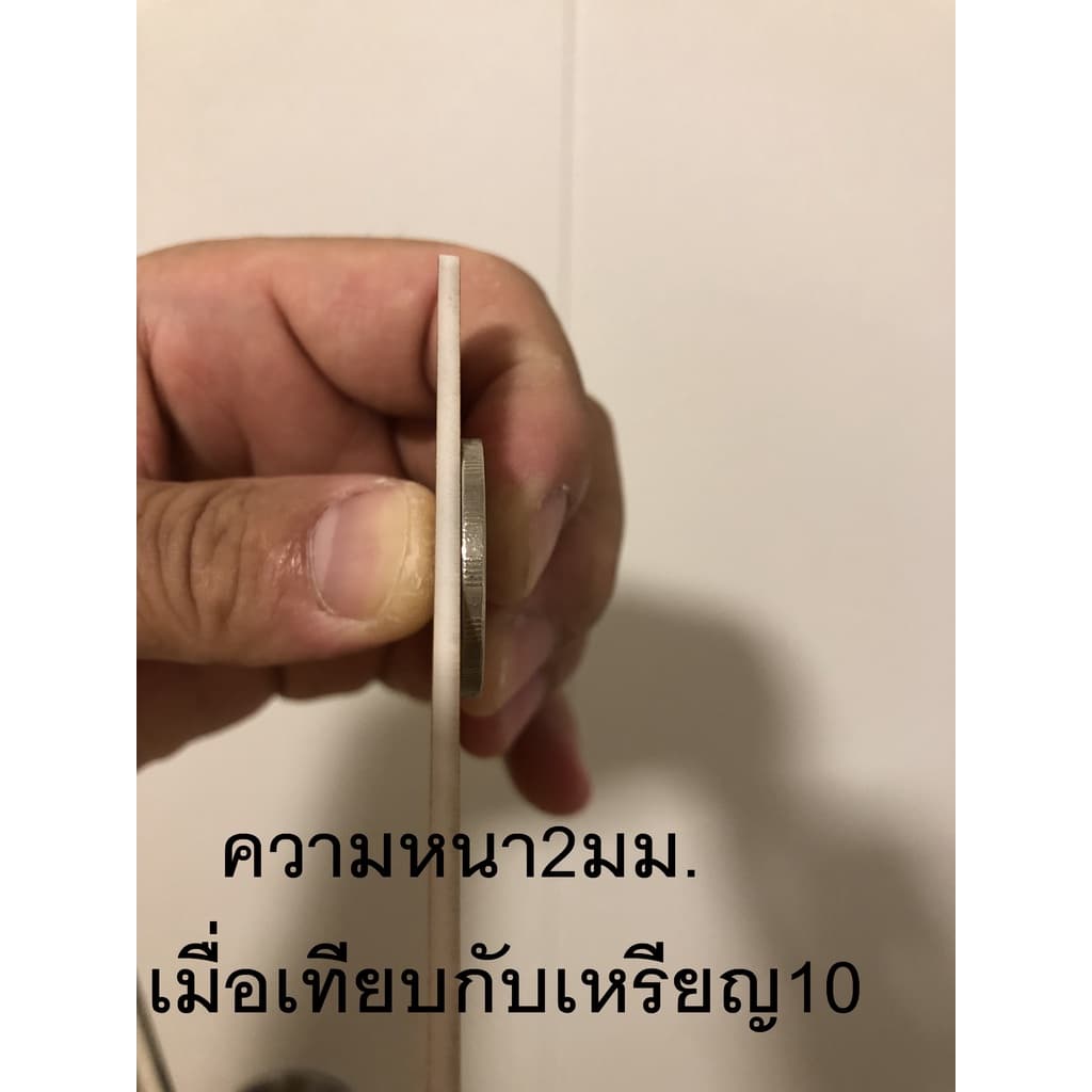 แผ่นอะคริลิคปิดรูลูกบิดประตู ราคานี้=1ชิ้น รูปที่ 3