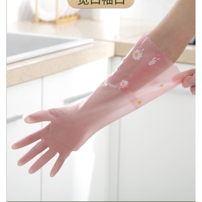 ถุงมือยาง ทำความสะอาดอเนกประสงค์ ถุงมือล้างจาน รูปที่ 6