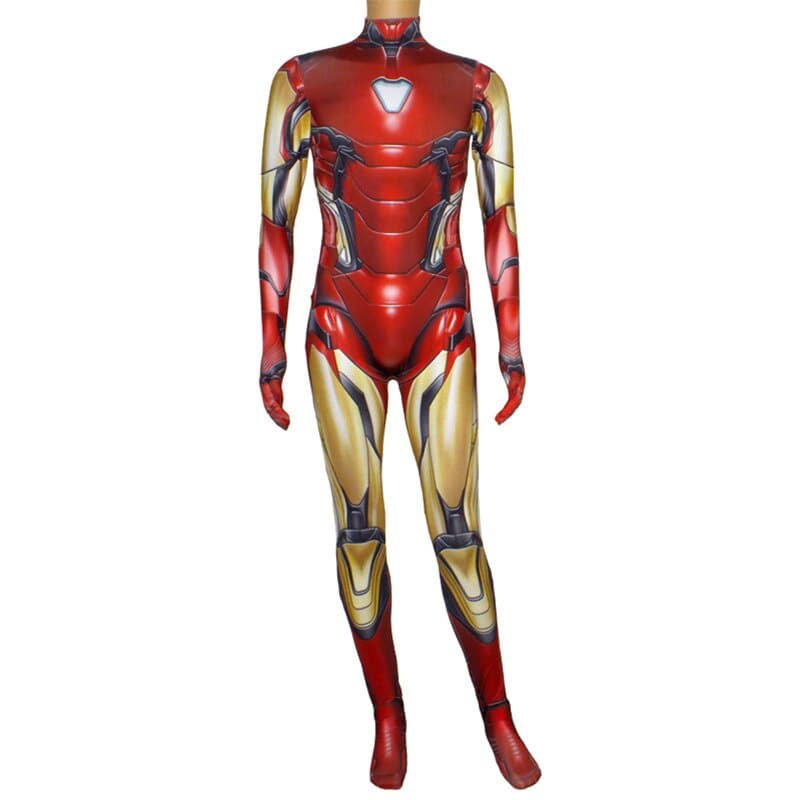 ชุดจั๊มสูทคอสเพลย์ Iron Man Endgame Superhero เหมาะกับปาร์ตี้ฮาโลวีน สําหรับเด็ก และผู้ใหญ่ รูปที่ 4