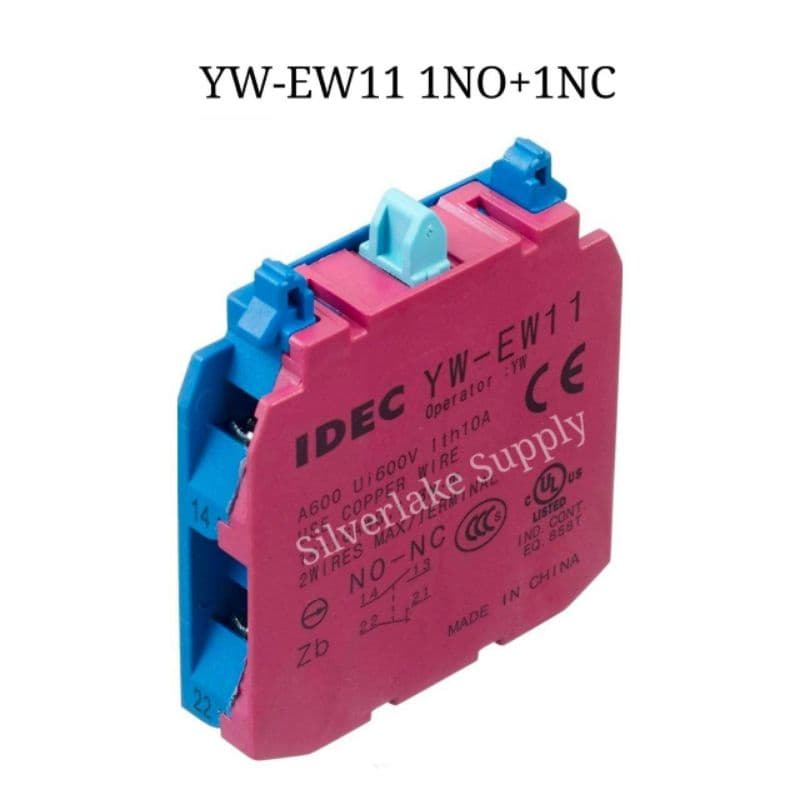 คอนแทคบล็อค YW-E01 1NC / YW-E10 1NO / YW-EW02 2NC / YW-EW11 1N0+1NC / YW-EW20 2NO-IDEC รูปที่ 4