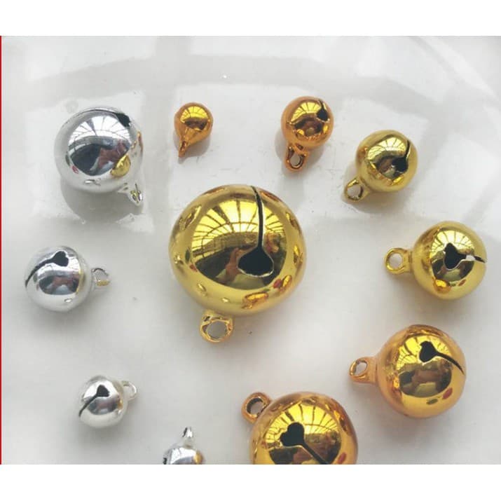 กระดิ่งโลหะขนาดเล็ก DIY สําหรับตกแต่งคริสมาสต์ รูปที่ 5