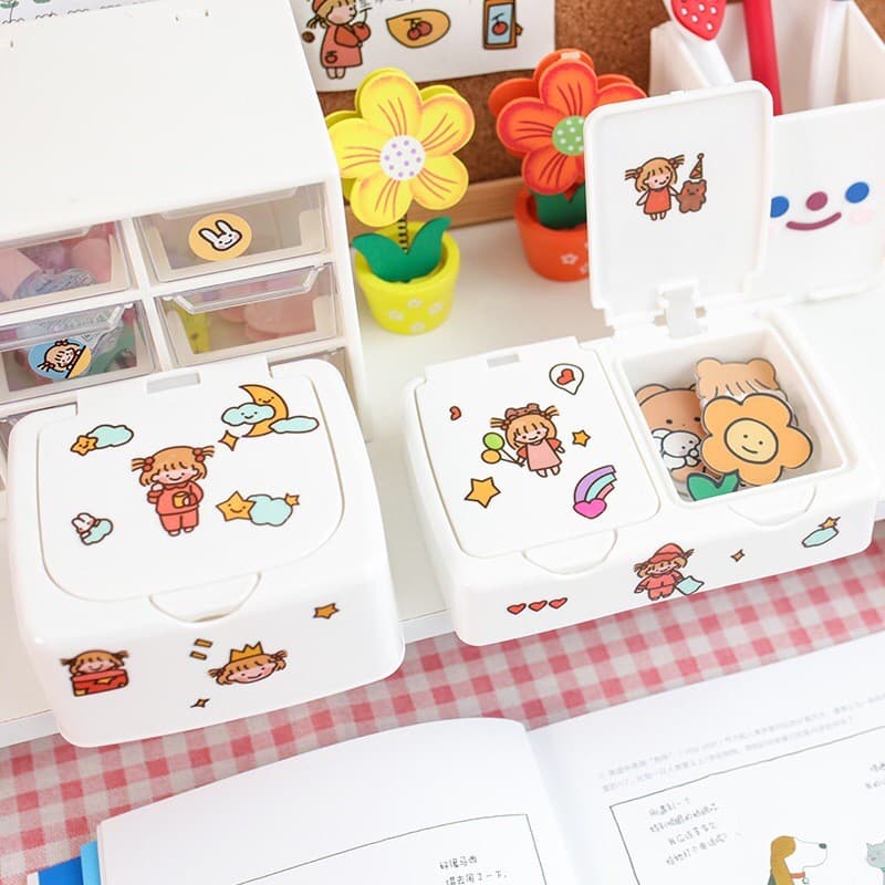 GaGiNang แถมฟรีสติ๊กเกอร์ กล่องใส่ของมินิ มี 3แบบ กล่องเก็บเครื่องประดับ เครื่องสำอางขนาดเล็ก รูปที่ 4