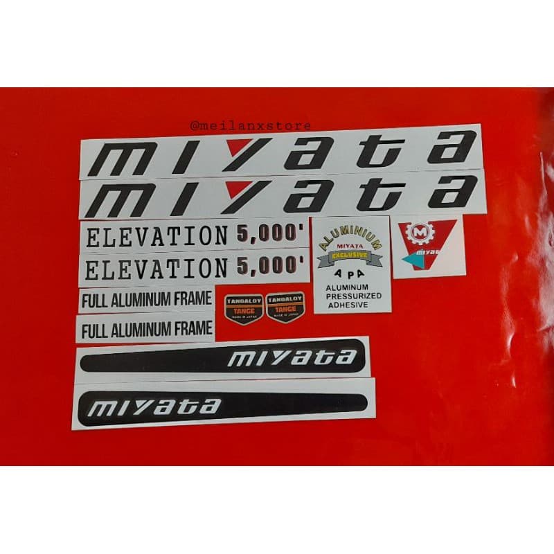 สติ๊กเกอร์จักรยาน Miyata Elevation 5,000 รูปที่ 1