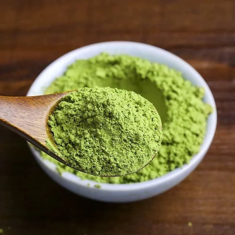 ผงชาเขียวมัทฉะ 100g เกรดดีนำเข้าจากญี่ปุ่น หอมผงชาเขียว รูปที่ 2