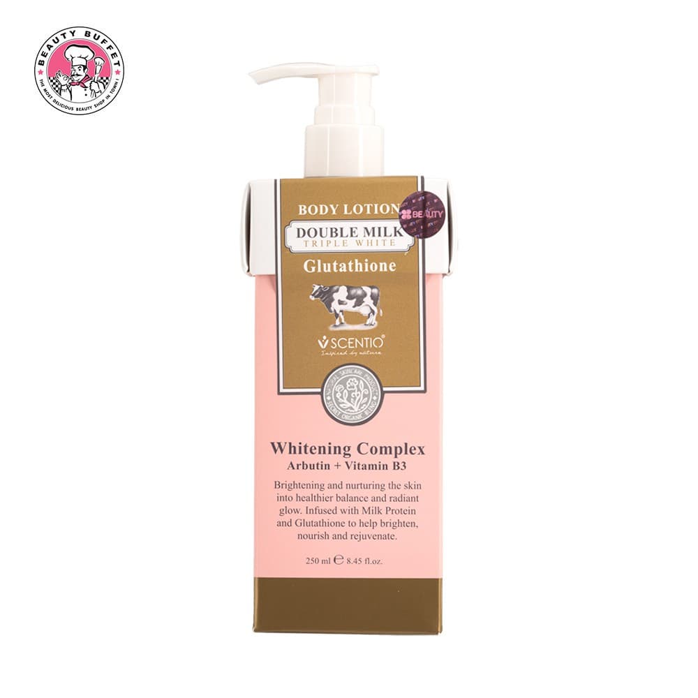SCENTIO DOUBLE MILK TRIPLE BRIGHT BODY LOTION เซนทิโอ ดับเบิ้ลมิลค์ ทริปเปิ้ล ไวท์ บอดี้ โลชั่น รูปที่ 6