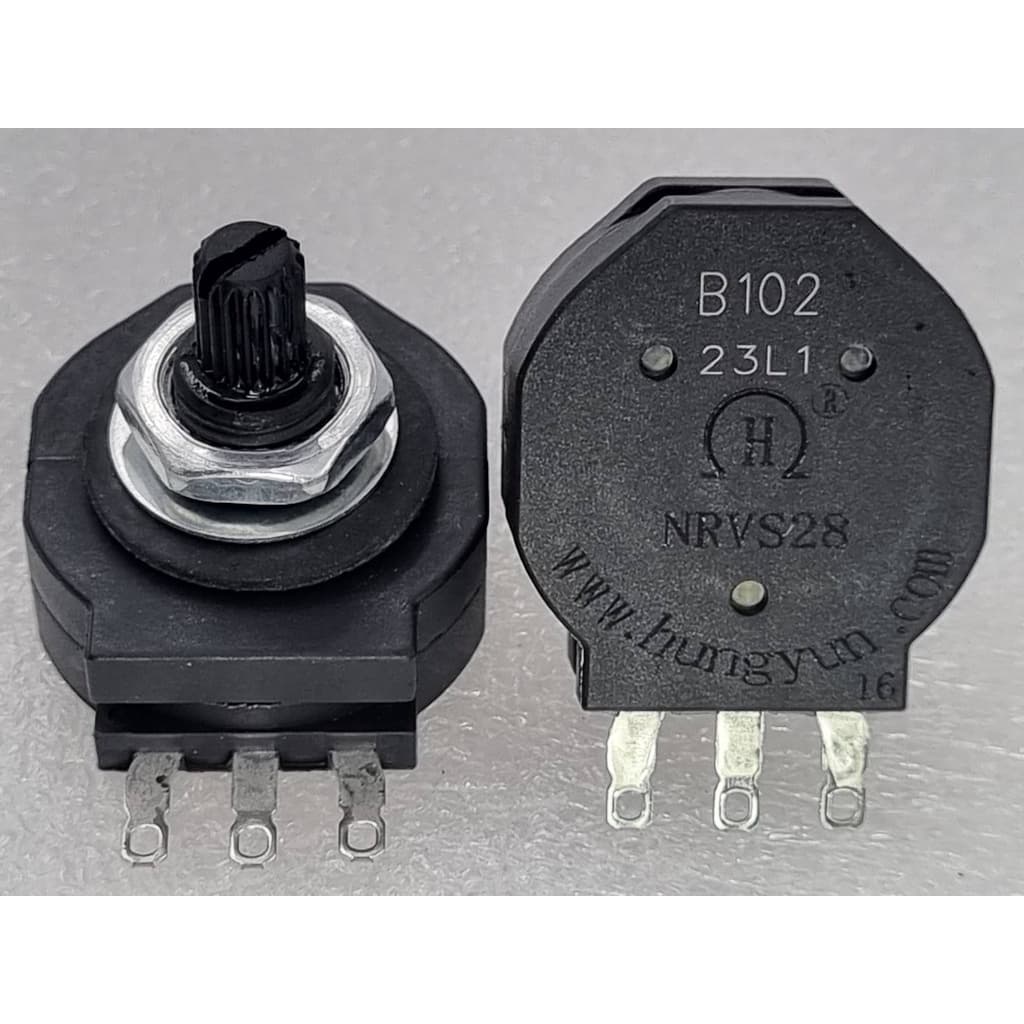 1K B102 all potentiometer พลาสติกNRVS28เครื่องเชื่อมอินเวอร์เตอร์ current ขนาดปรับ potentiometer 2W รูปที่ 1