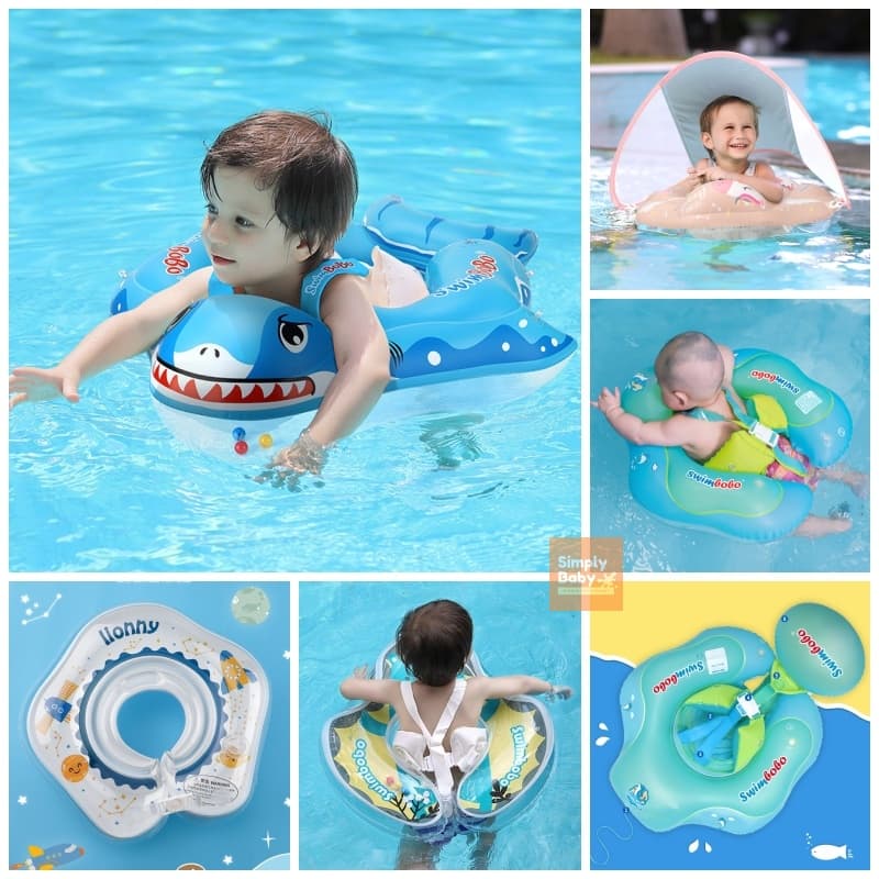 Simply Baby ห่วงยางว่ายน้ำเด็ก ห่วงยางเด็ก ห่วงยางพยุงตัว swimbobo สำหรับเด็กอายุ 0-72 เดือน รูปที่ 2