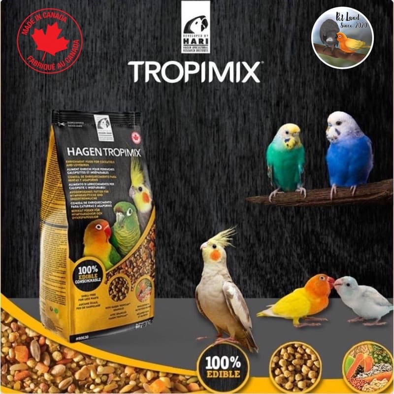 Tropimix Lovebirds &Cockatiels สำหรับนกเล็ก ขนาด908g รูปที่ 2