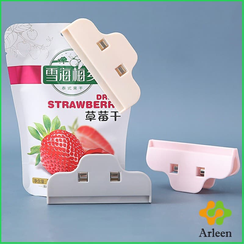 Arleen ที่หนีบถุง ที่หนีบถุงขนม ที่หนีบอเนกประสงค์ คลิปปิดปากถุงพลาสติก Moisture-proof clip รูปที่ 4