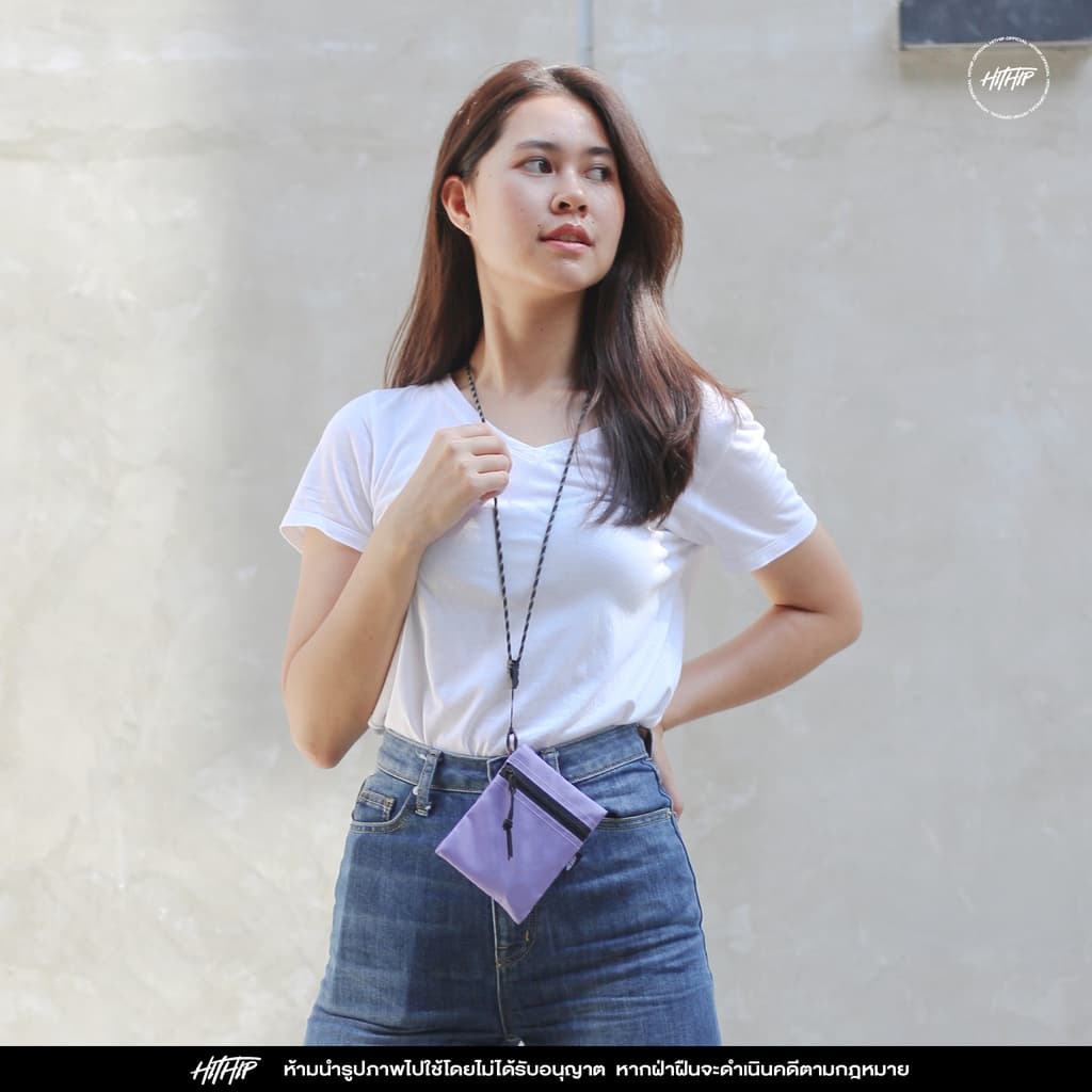 กระเป๋าคล้องคอ Hithip Mini Neck Pouch Popular colors รูปที่ 7