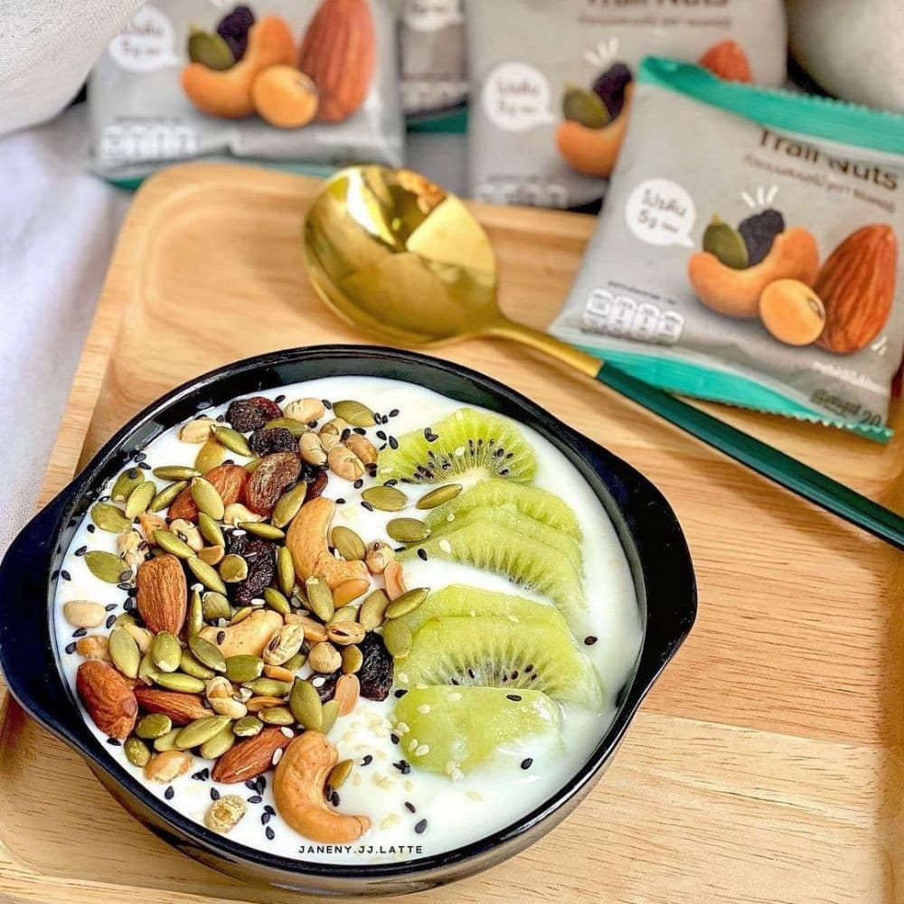 Xongdur Mixed nut ถั่วรวม ผสมผลไม้ 2 Size Trail Nuts100กรัม/240กรัม รูปที่ 4