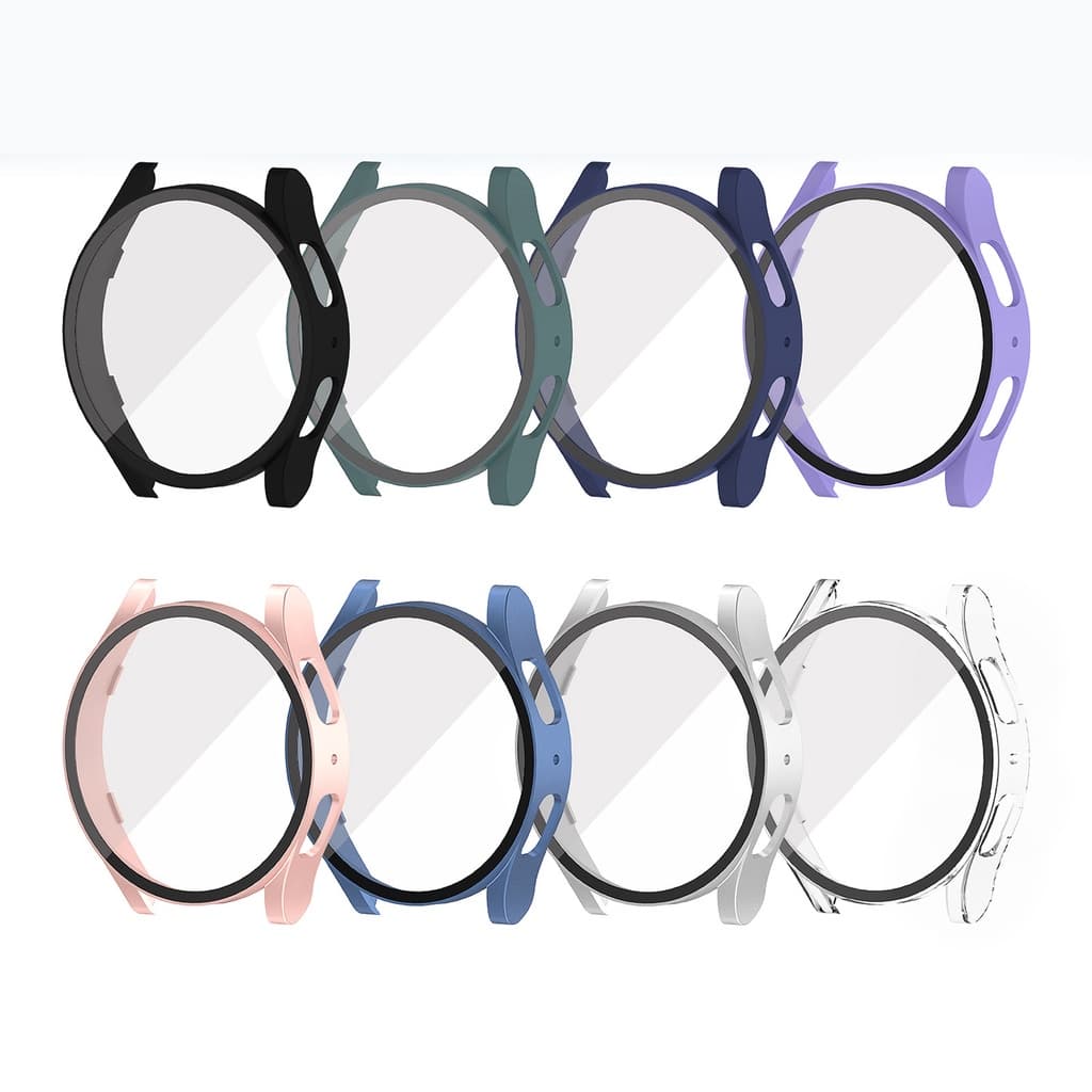 เคส Samsung Galaxy Watch 7 FE 6 Watch 5 Watch 4 40mm 44mm เคสPC +ฟิล์มกระจก กรอบกันรอย ซัมซุง watch7 รูปที่ 2