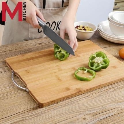 M KITCHEN เขียง เขียงไม้ เขียงไม้ไผ่ เขียงอเนกประสงค์ เขียงทำอาหาร รูปที่ 4