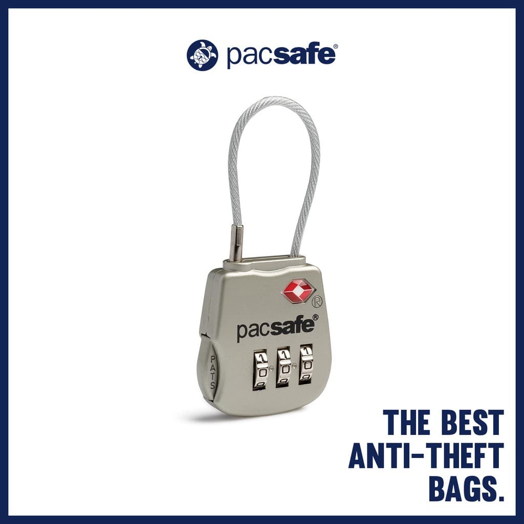 Pacsafe PROSAFE 800 TSA ACCEPTED 3-DIAL CABLE LOCK กุญแจล็อคกระเป๋า รูปที่ 4