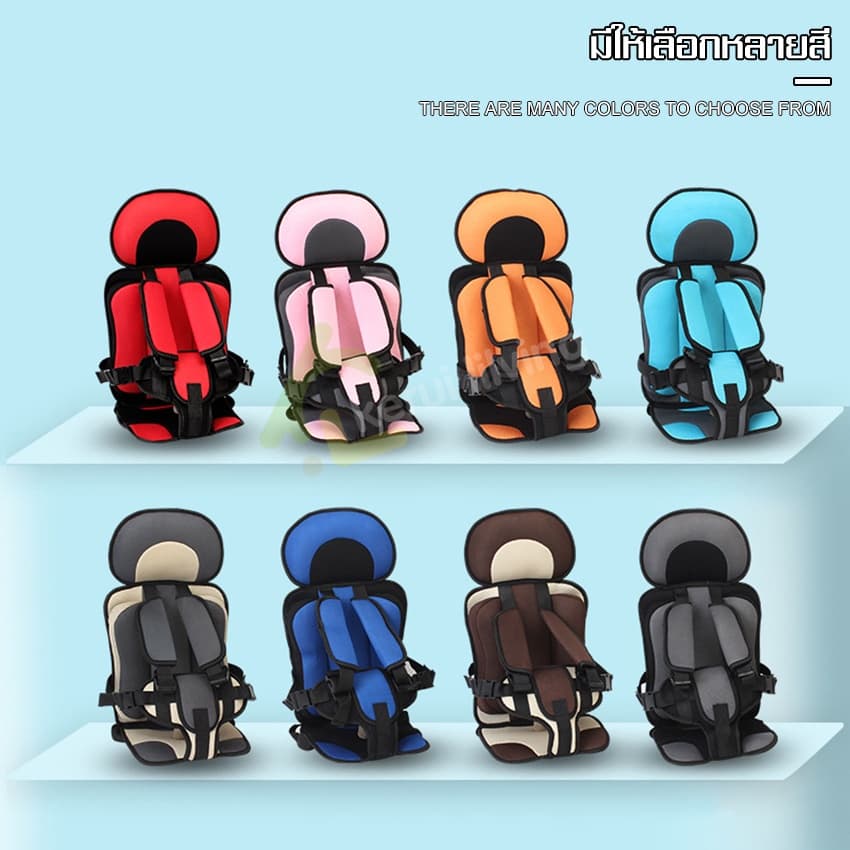 Softkiss คาร์ซีท Car seat เบาะนั่งนิรภัยสำหรับเด็ก เบาะคาร์ซีท คาซีทเด็ก มี 2 ขนาด คาร์ซีทพกพา เบาะเด็ก พับเก็บได้ รูปที่ 7