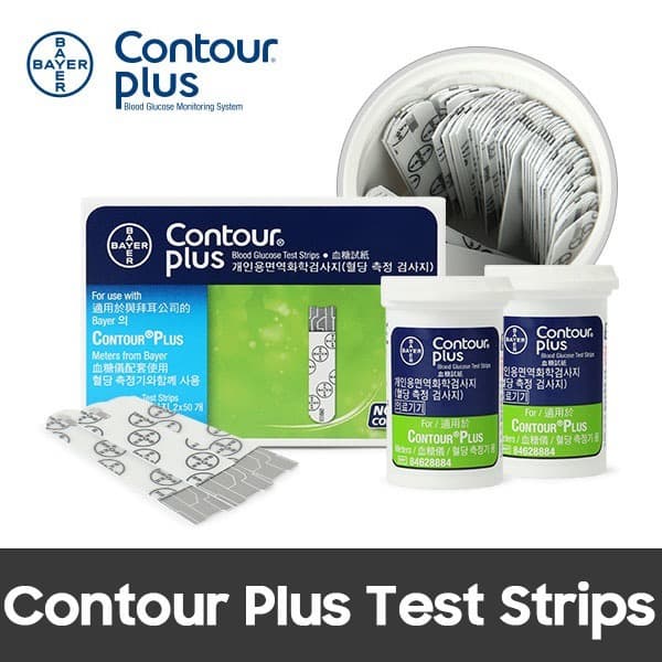 Contour Plus แถบทดสอบ 50/100 แผ่น / Exp: Latest รูปที่ 1