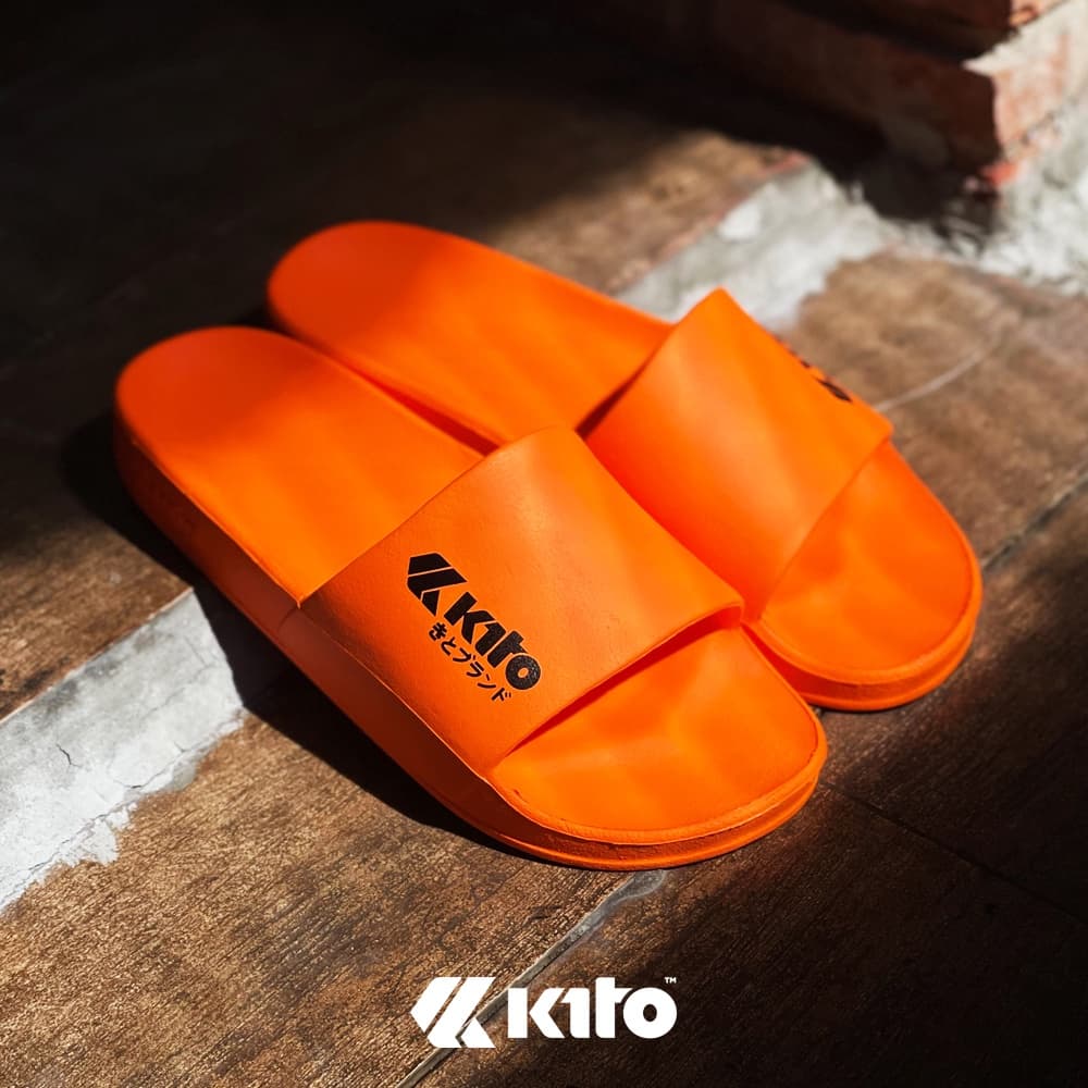 ส่งทันที 2 ชม. Kito รองเท้าแตะแบบสวมกีโต้ รุ่น AH98 ใส่สบาย นุ่ม Size36-43 รูปที่ 6