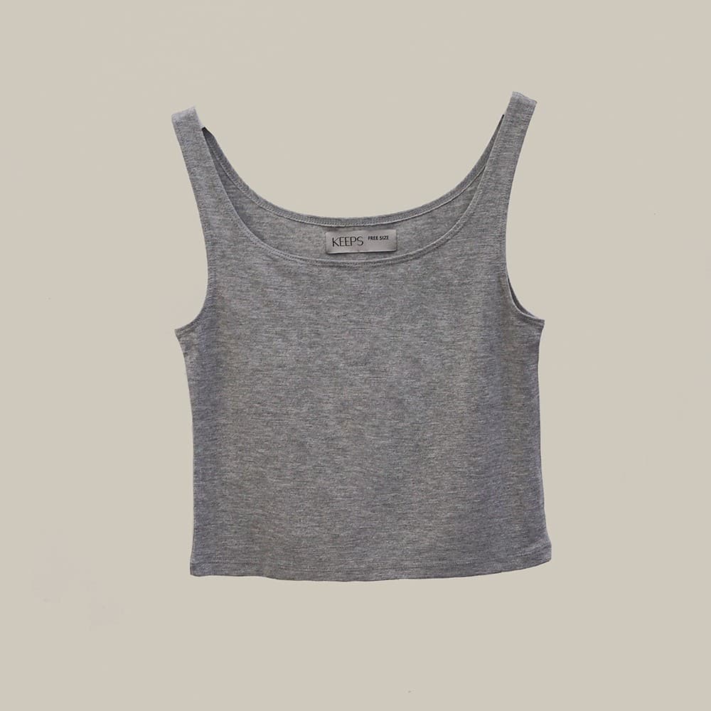 maison KEEPS | You Cropped Tank Top | เสื้อคล้ามครอป คอยู รูปที่ 6