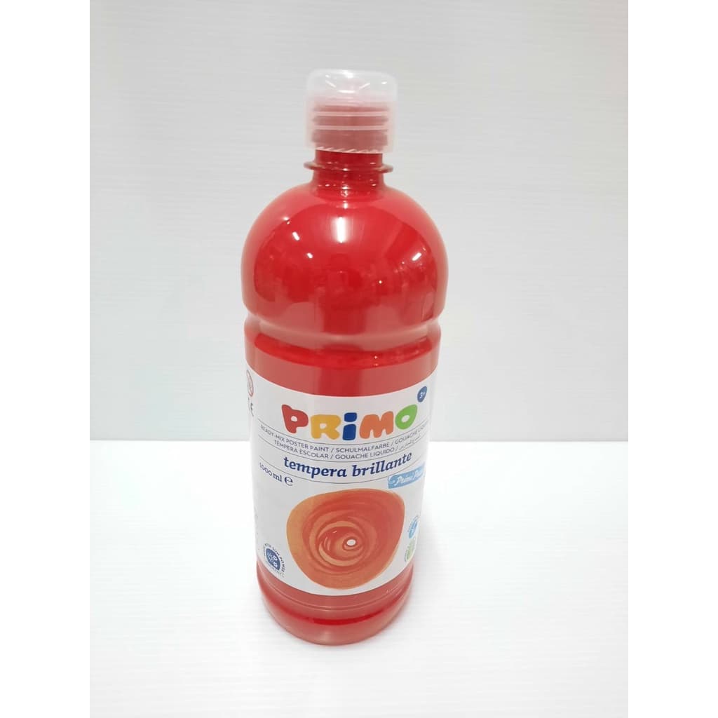 สีโปสเตอร์ PRIMO Ready-mix Beginner"s P/M 1000ml. 300 Vermillion Red สีแดง รูปที่ 1