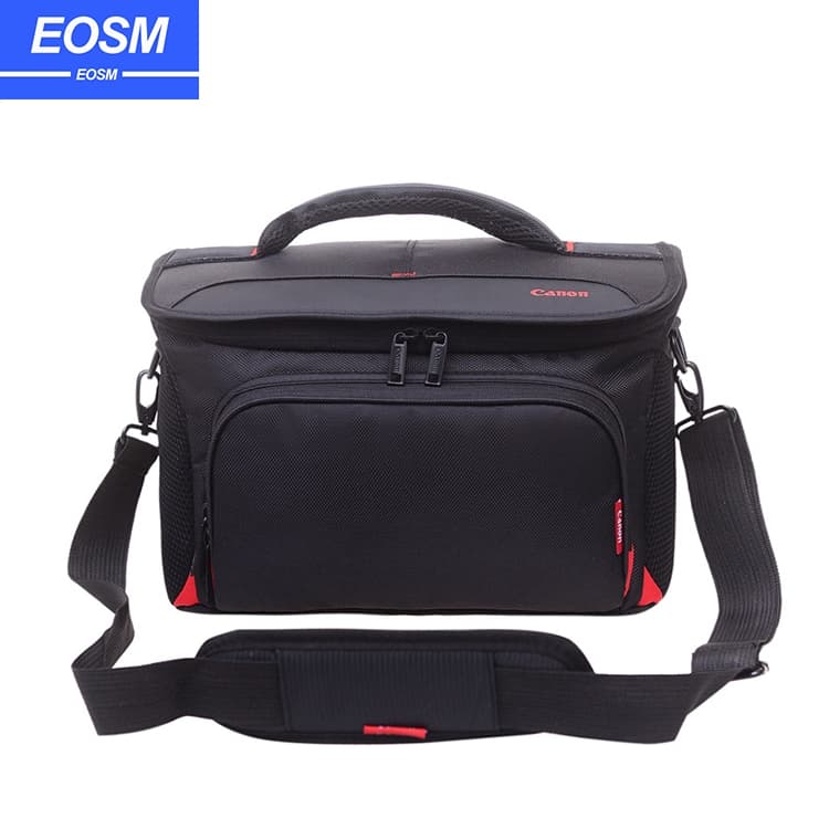 วัสดุกันน้ําไนล่อน DSLR กระเป๋ากล้องถ่ายภาพแบบพกพากระเป๋าสําหรับ Camera accessories Canon Canon Camera Bag รูปที่ 4