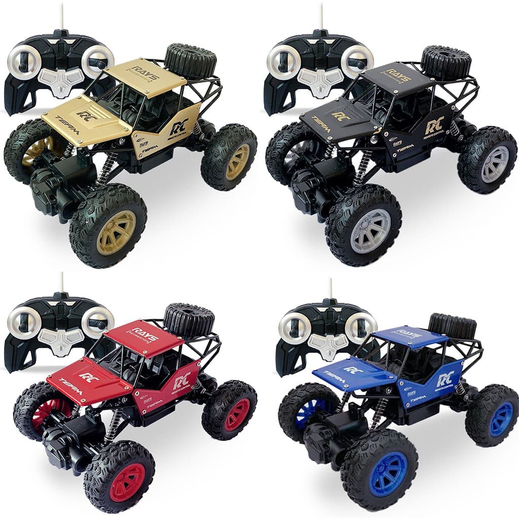 รถบังคับ 355 บาท ไต่ภูเขา รถบังคับวิทยุ Rock Crawler 4WD รถไต่หิน1:16คละสี ของเล่นเด้ก รูปที่ 6