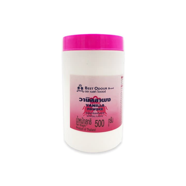 Best odour วานิลลา ผง หอม หวาน อร่อย เบสโอเดอร์ ทำเบเกอรี่ ขนาด 500กรัม กระป๋อง วนิลา วานิลา รูปที่ 4
